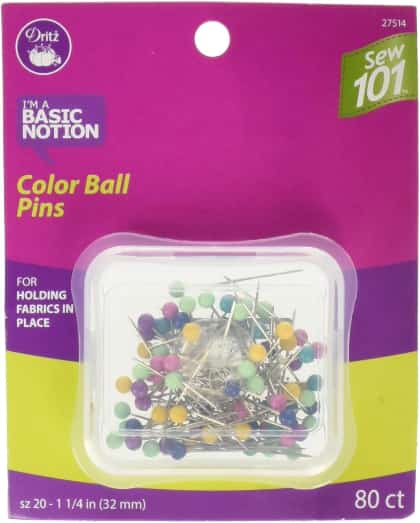 Color Ball Pins - Sew 101