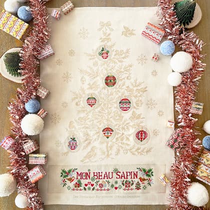 Tea Towel «Joli sapin» - Aida
