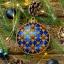 Christmas ball - Blue