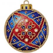 Christmas ball - Blue-Red