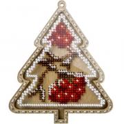 Christmas tree with red berries