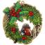 Wreath with robin