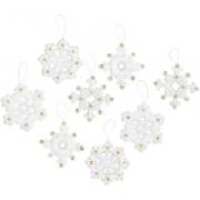 Felt Ornaments Applique Kit - Elegant Christmas Snowflake