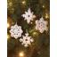 Felt Ornaments Applique Kit - Elegant Christmas Snowflake
