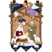 Felt Wall Hanging Applique Kit - Away In The Manger