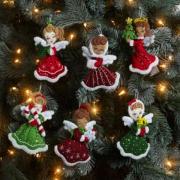 Felt Ornaments Applique Kit - Christmas Angels