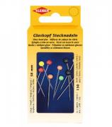 Glass head pins