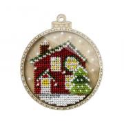 Christmas ball - Winter Cottage
