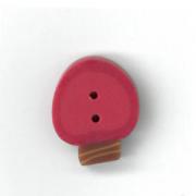 4723 - Small Rosy red christmas bulb