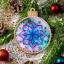 Christmas ball - Blue Christmas star