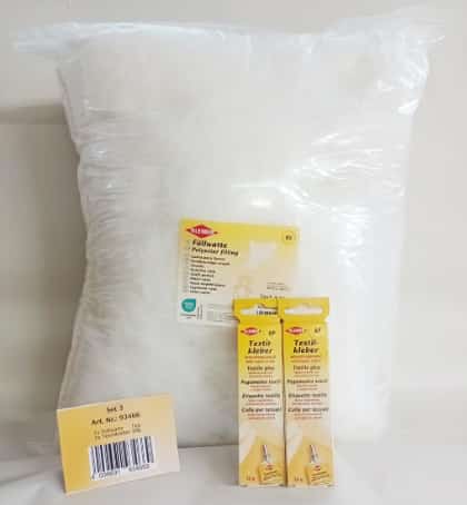 Polyester Filling and Textile Glue Value Pack - Large