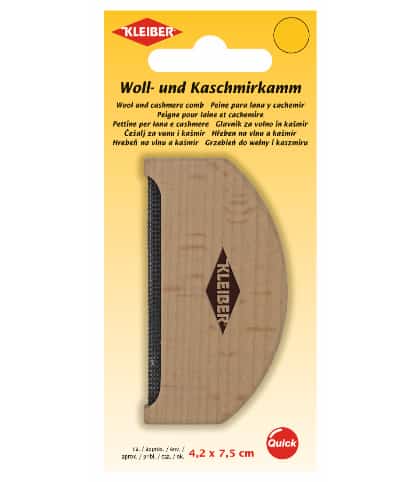 Wool and cashmere comb