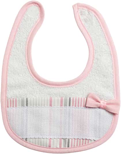 Terrycloth Baby Bib - Baloon Tales - Pink