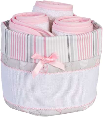 Toiletry pouch basket - Baloon Tales - Pink