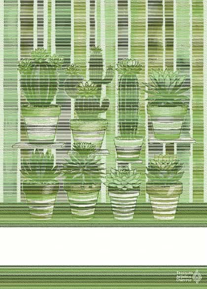 Kitchen towel - Eulalia - Green