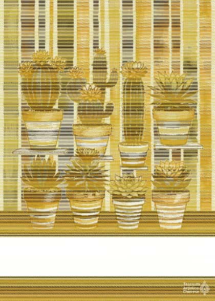 Kitchen towel - Eulalia - Yellow