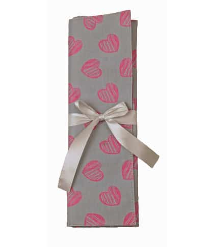 Knitting needle pouch - Hearts