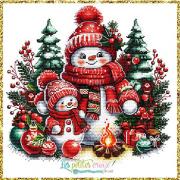 Snowmen Family