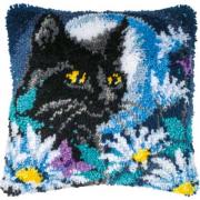 Cushion - Cat in the Night