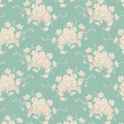 White Flower Teal