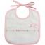 Rectangular terrycloth baby bib - Baloon Tales - Pink