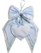 Birth Ribbon with Heart - Baloon Tales - Sky Blue