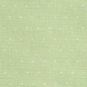 Lugana Evenweave 25ct. - Mini Dots - Green / White