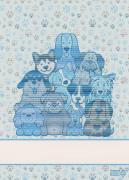 Kitchen towel - Wooff - Blue