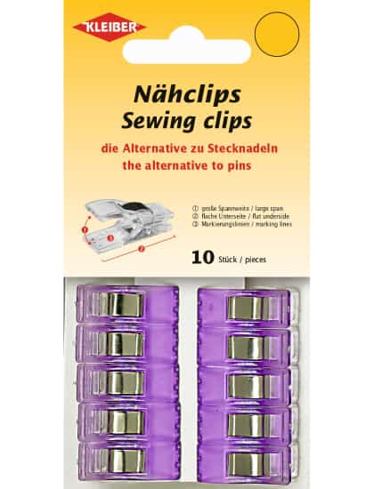 Sewing Clips - Purple