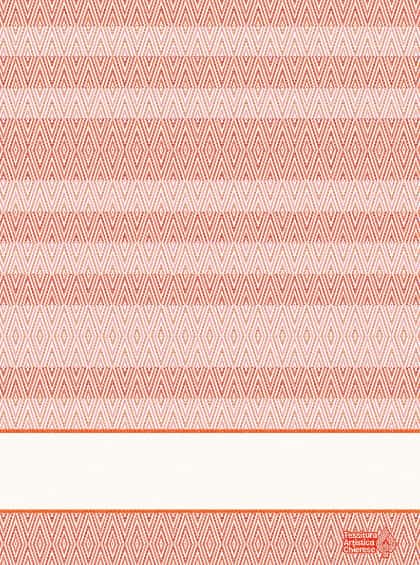 Kitchen towel - Athena 3D - Red