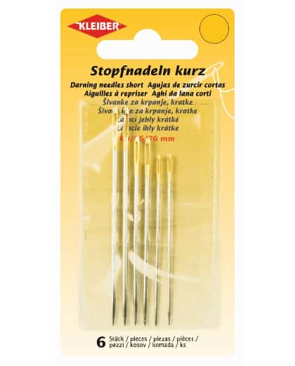 Darning needles short 60-66-76 mm