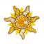 The sun - Brooch