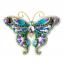 Violet butterfly - Brooch