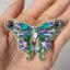 Violet butterfly - Brooch