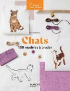 Chats - 100 modèles à broder