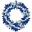 Winter Blue Poinsettia - Felt Wreath Applique Kit