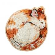 Brooch - Sleeping Cat