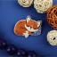 Brooch - Sleeping Fox