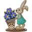Bunny with flowers