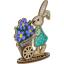 Bunny with flowers