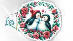 Love Penguins Magnet
