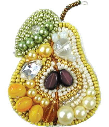 Pear - Brooch