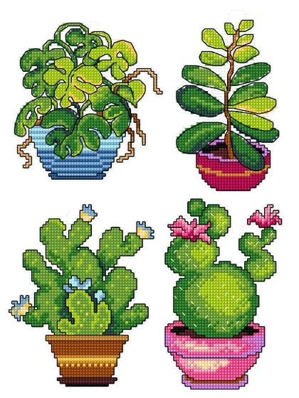 Potted Plants (4)