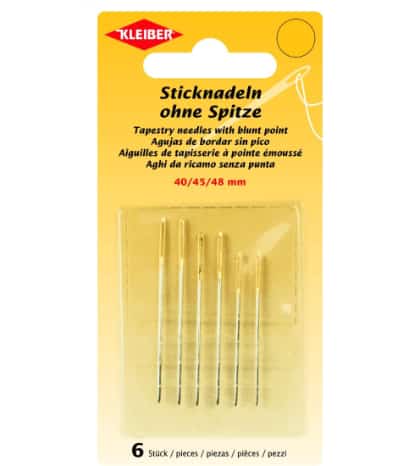 Tapestry needles with blunt point 40-45-48 mm