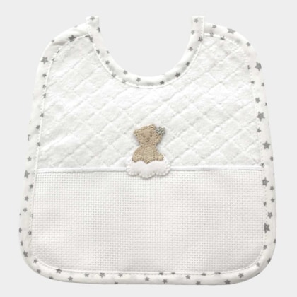 Baby Bib - Little bear on the cloud