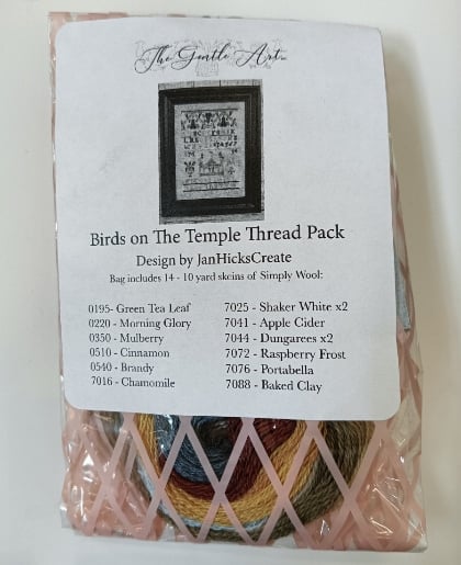 The Gentle Art: Birds on a Temple Thread Pack