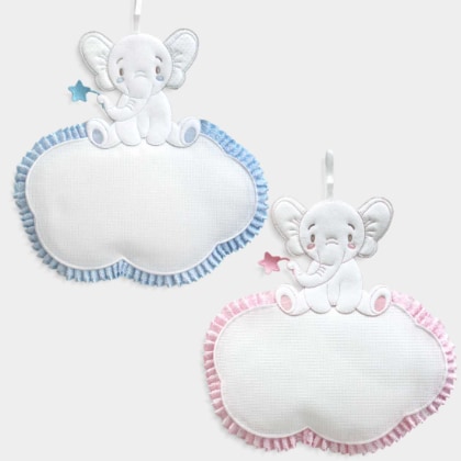 Little elephant Birth Ribbon - Pink