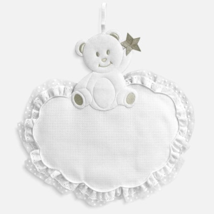Cloud Birth Ribbon - Bear