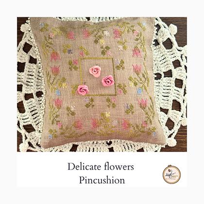 Delicate Flowers Pincushion