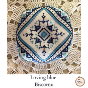 Loving Blue Biscornu